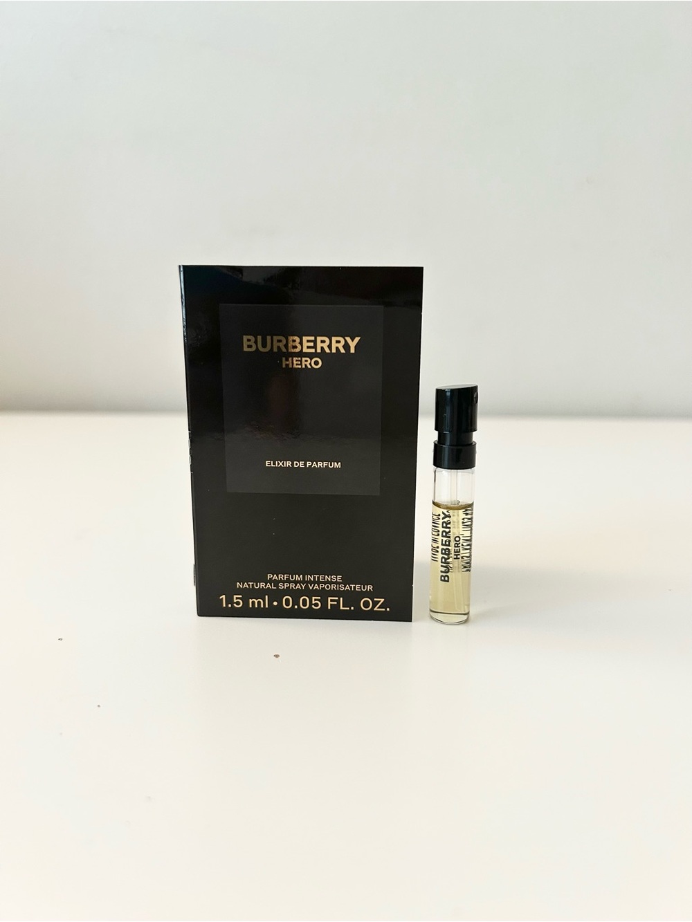 🌸BURBERRY Hero Elixir de Parfum Vial Spray Sample 1.5 mL